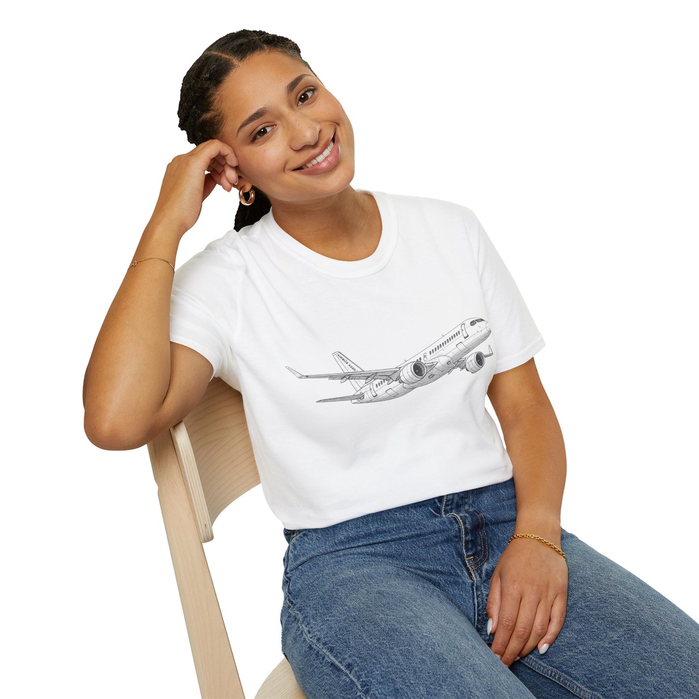 AeroRampTec Aviation Line T-Shirt Airbus A220