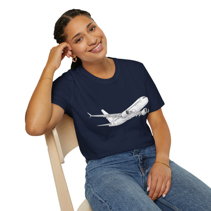 AeroRampTec Aviation Line T-Shirt Boeing 737 MAX